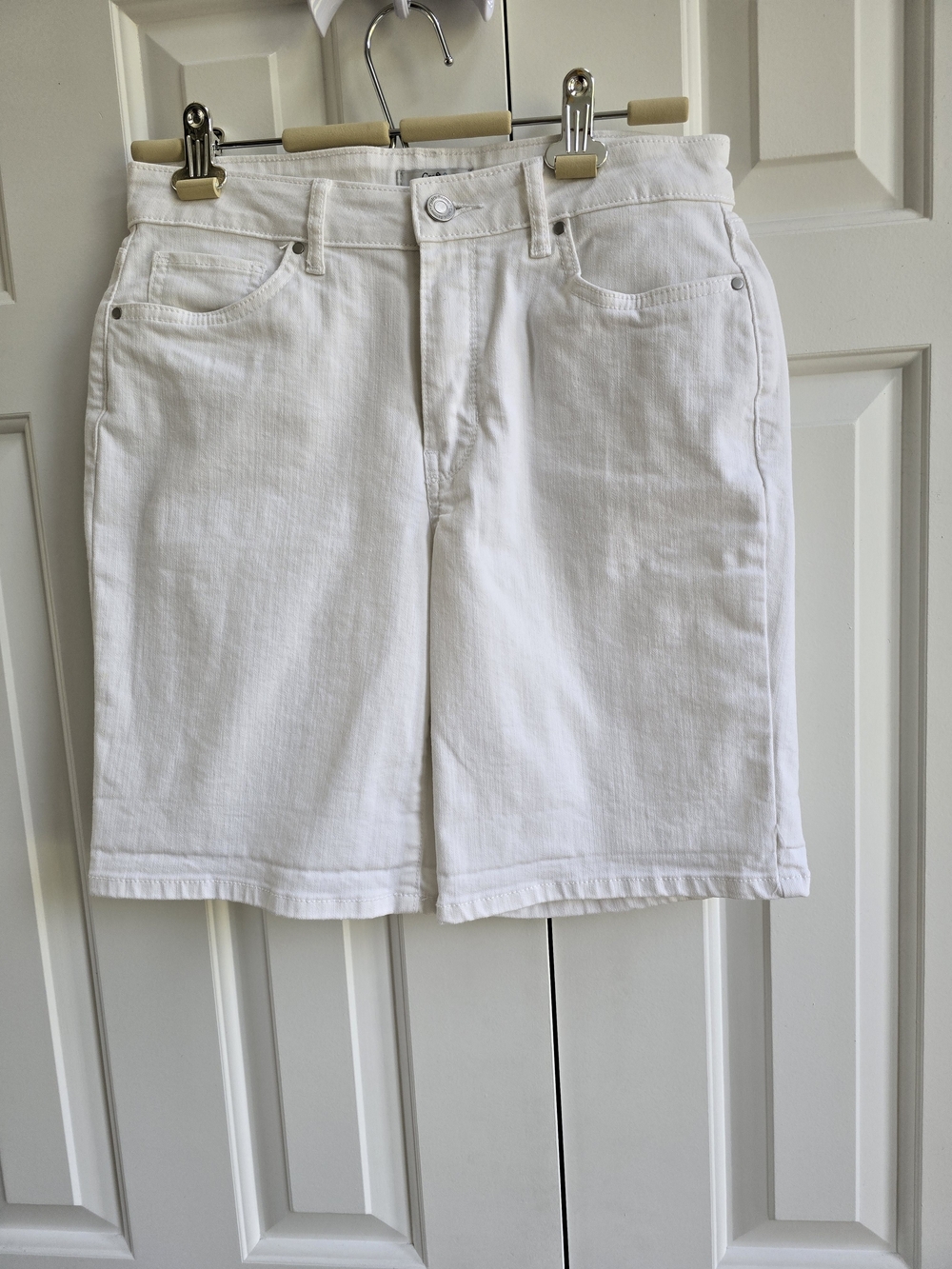 Croft & Barrow White Women's Denim Shorts